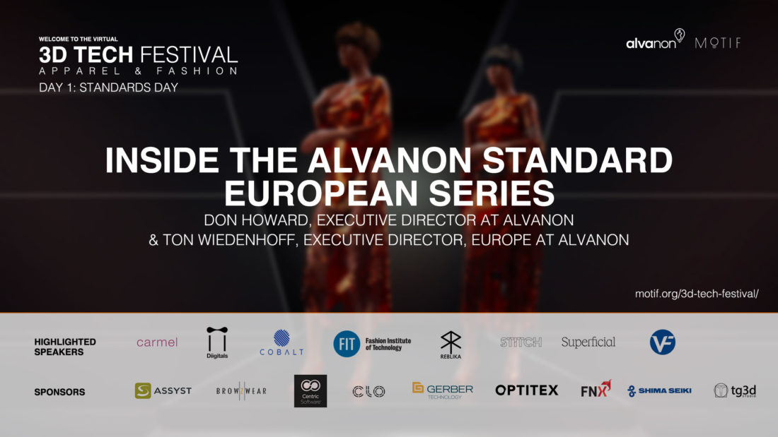Webinar – Alvanon Standard European Series Launch