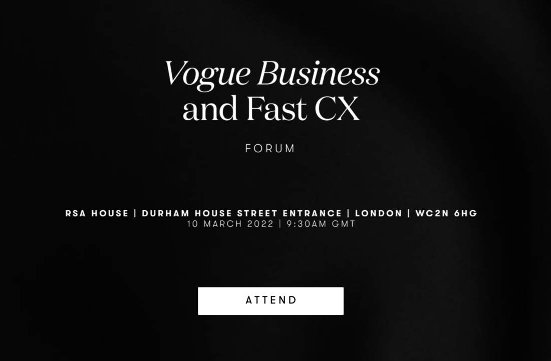 Alvanon at Vogue Business CX Forum